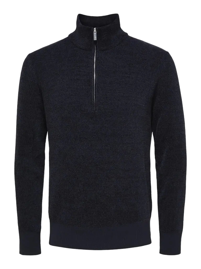 Rodney Genser Half Zip - Sky Captain Selected Homme