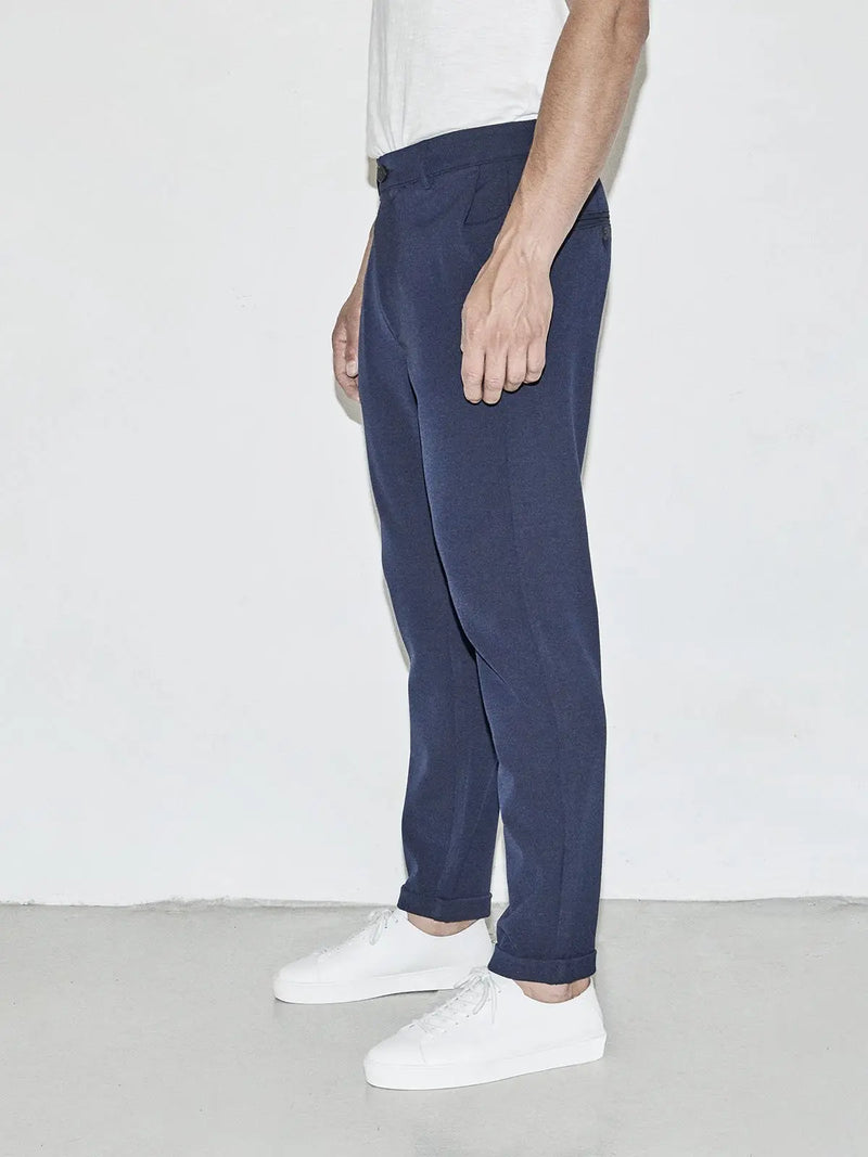 Rome Basic+ Flex pant - Navy Melange Gabba