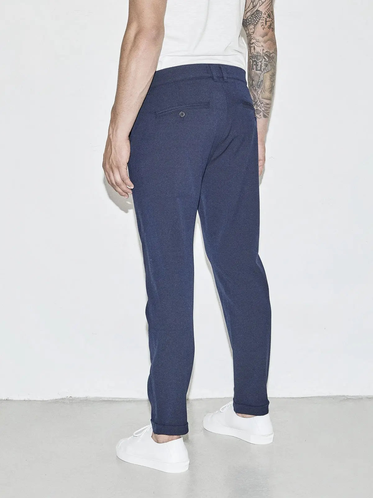 Rome Basic+ Flex pant - Navy Melange Gabba