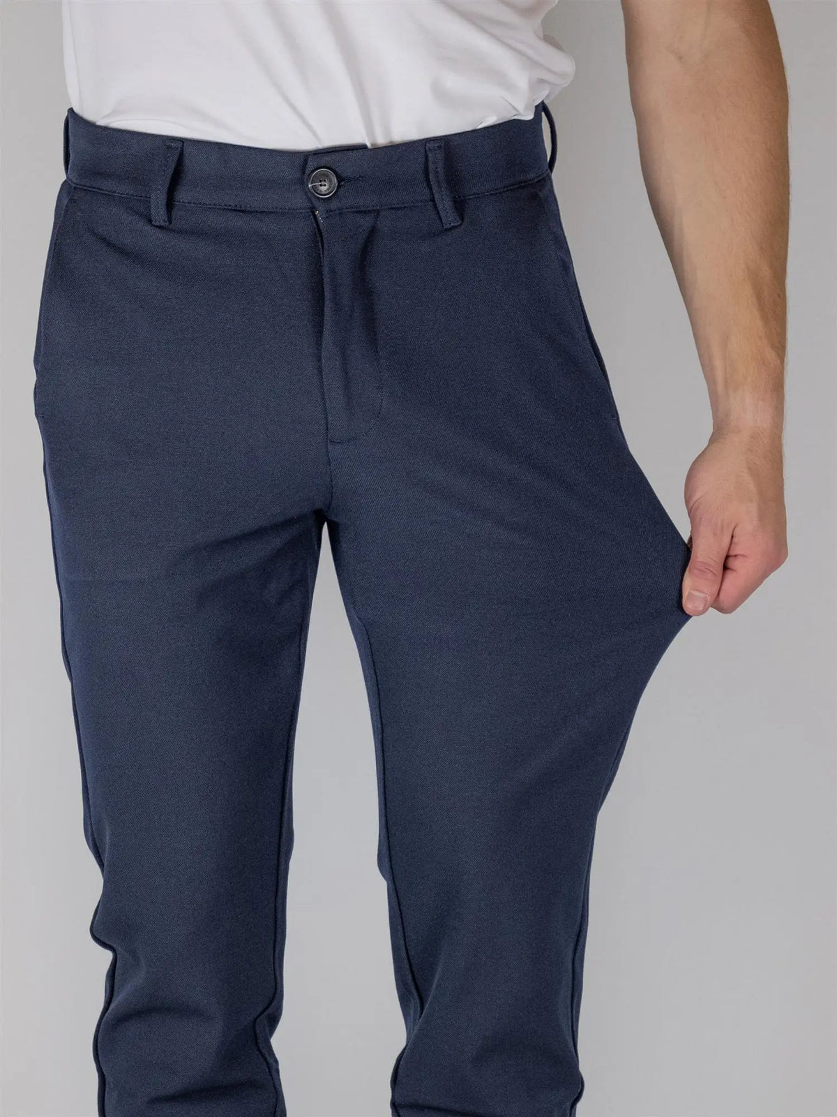 Rome Basic+ Flex pant - Navy Melange Gabba