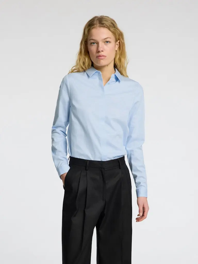 Romie Skjorte - Light Blue Selected Femme