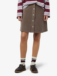 Ronnie Kordfløyelsskjørt - Morel Noisy May