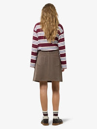 Ronnie Kordfløyelsskjørt - Morel Noisy May