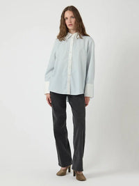 Roya Skjorte - Star White Stripes/Skyway Y.A.S