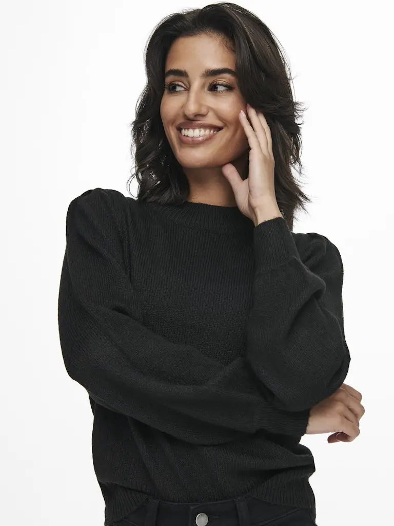 Rue Strikkegenser - Black JDY