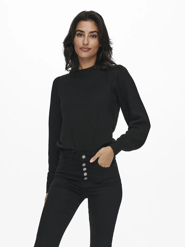 Rue Strikkegenser - Black JDY