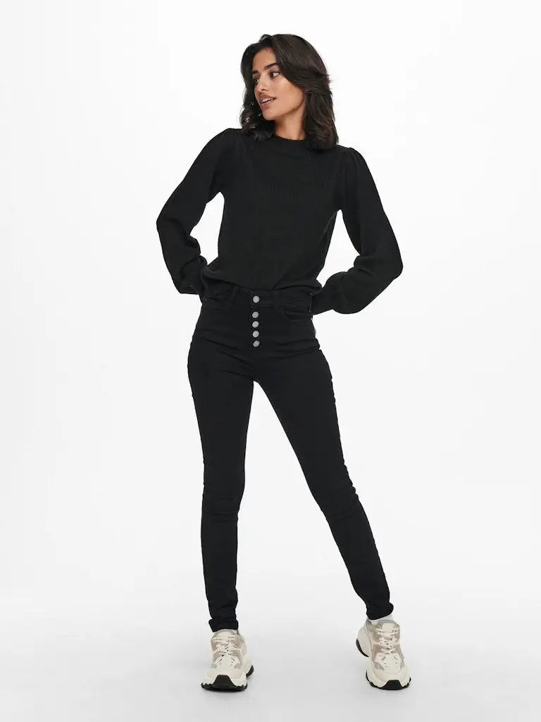 Rue Strikkegenser - Black JDY