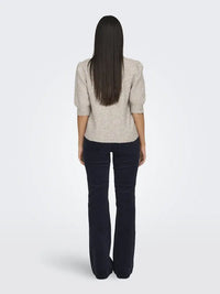Rue Strikkegenser SS - Chateau Grey JDY