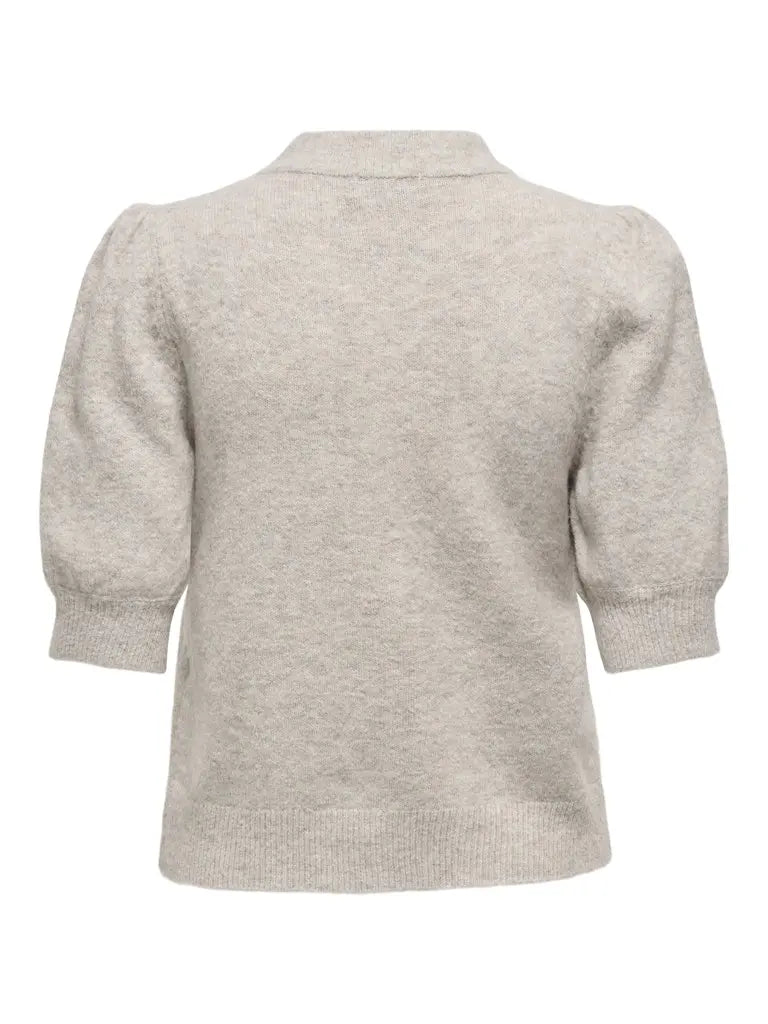 Rue Strikkegenser SS - Chateau Grey JDY