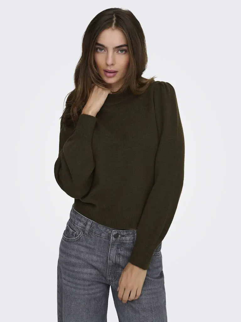 Rue Strikkegenser - Slate Black JDY