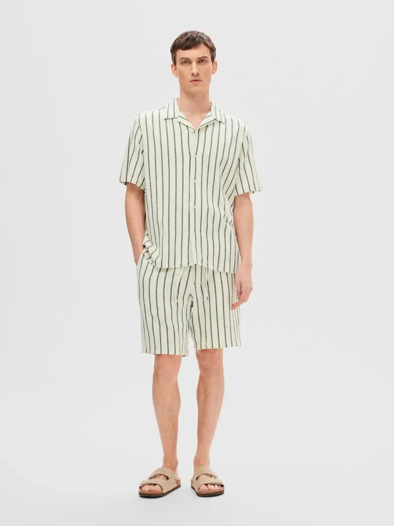 Sal Resort Skjorte - Eden Stripe Selected Homme