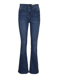 Sallie Flare Slengjeans 1021 - Medium Blue Denim Noisy May