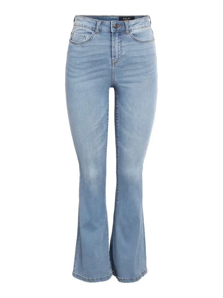 Sallie Flare Slengjeans 162 - Light Blue Denim Noisy May