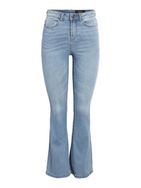 Sallie Flare Slengjeans 162 - Light Blue Denim Noisy May