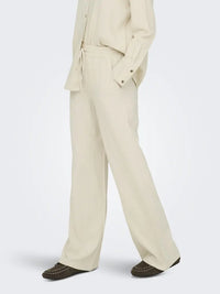 Say Linbukse - Oatmeal Detail JDY