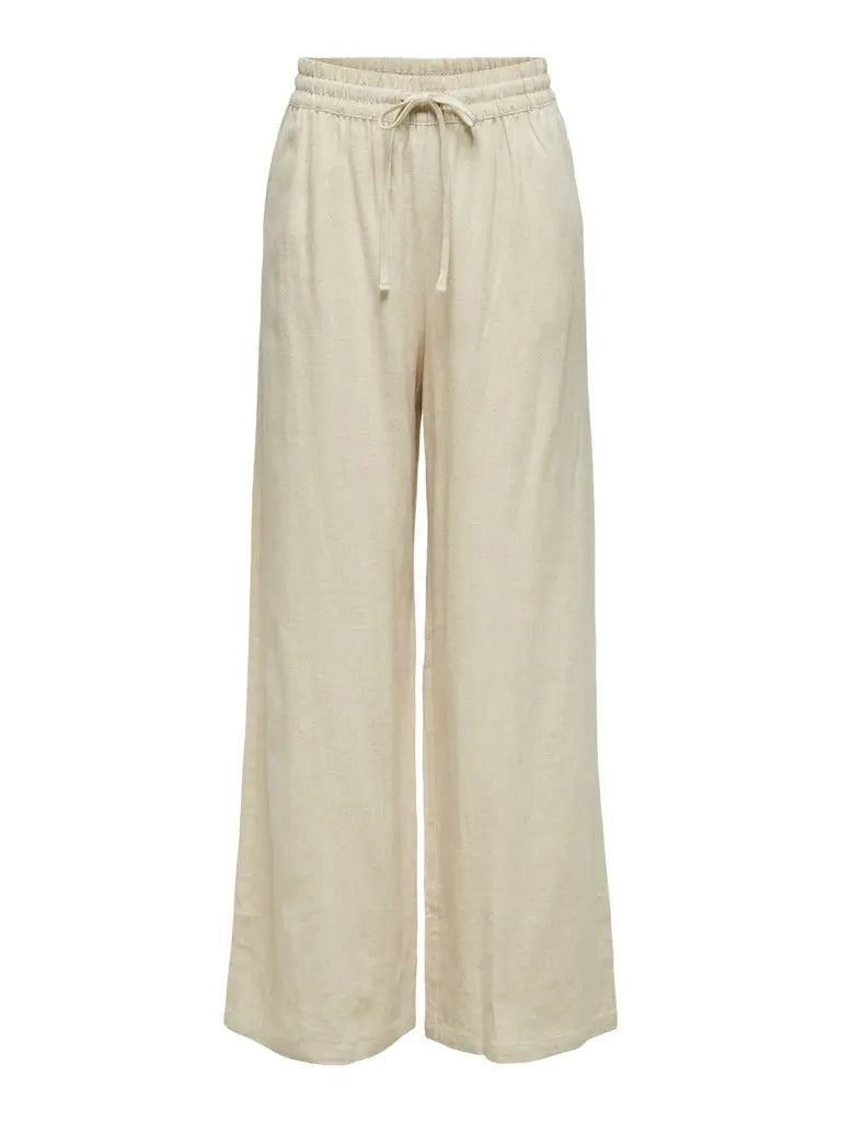 Say Linbukse - Oatmeal Detail JDY
