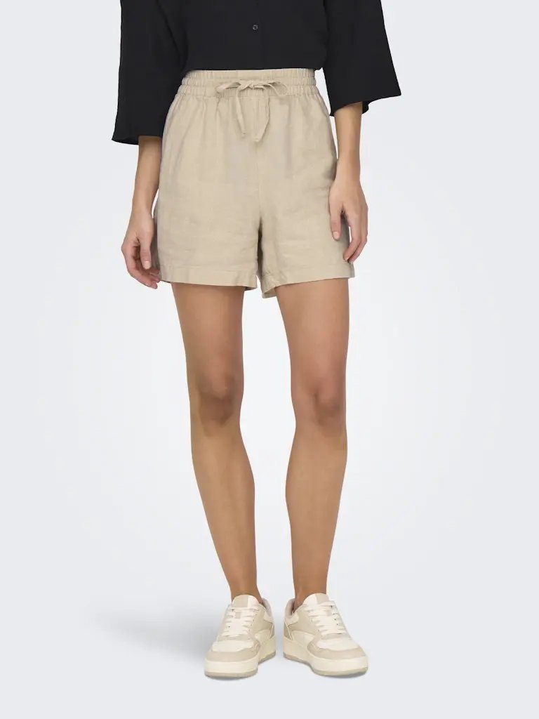 Say Linshorts - Oatmeal JDY