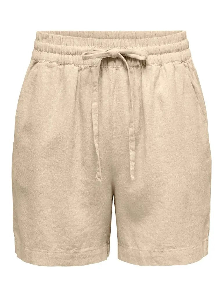 Say Linshorts - Oatmeal JDY