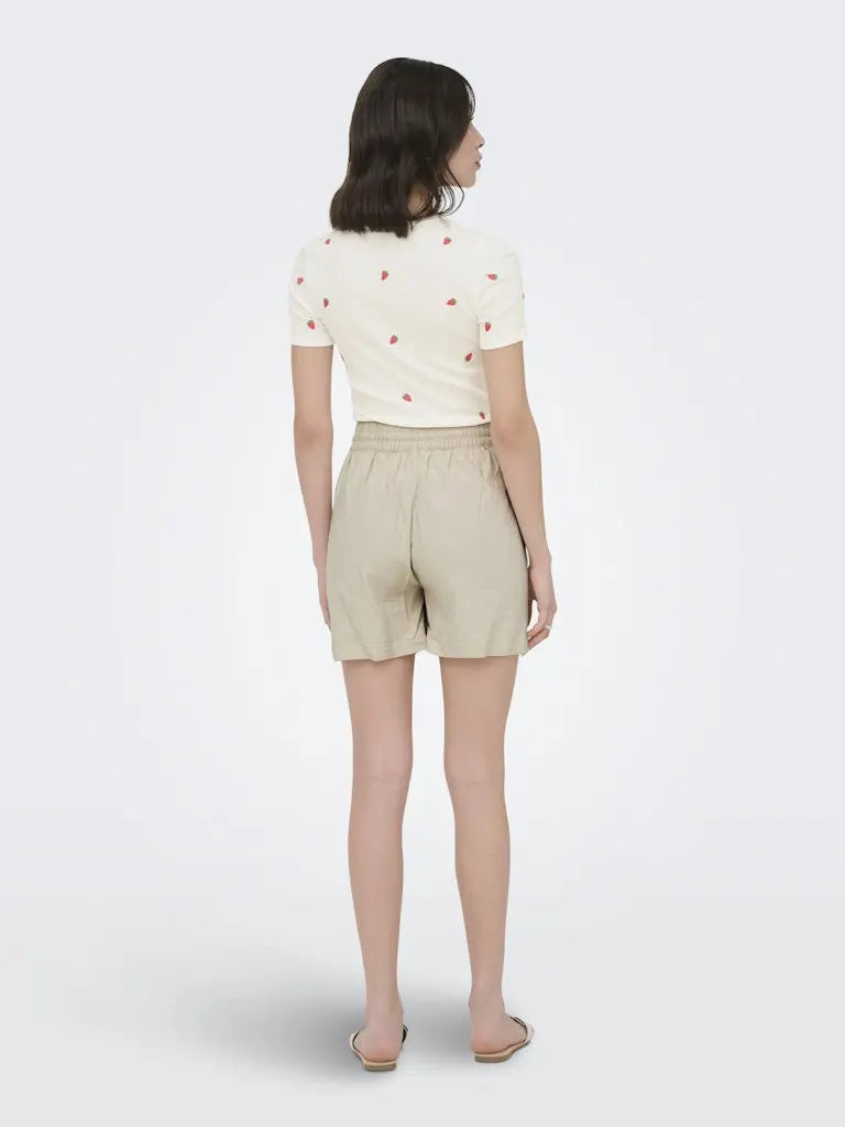 Say Linshorts - Oatmeal JDY