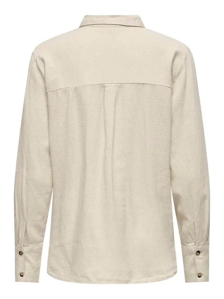 Say Linskjorte - Oatmeal Detail JDY