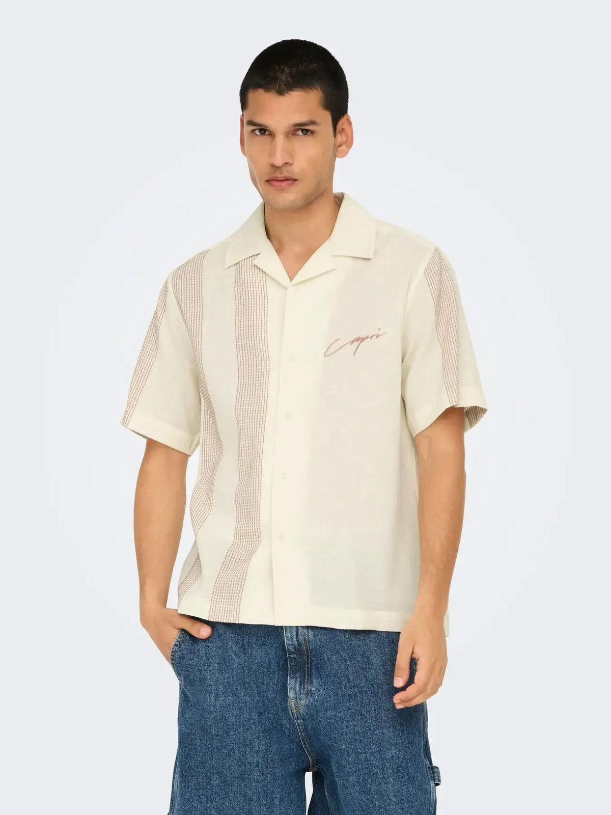 Seio Skjorte SS 0323 - Antique White Detail Only & Sons