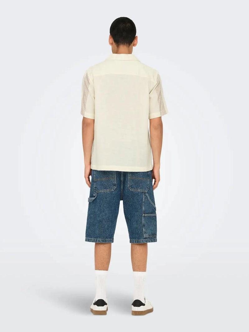 Seio Skjorte SS 0323 - Antique White Detail Only & Sons