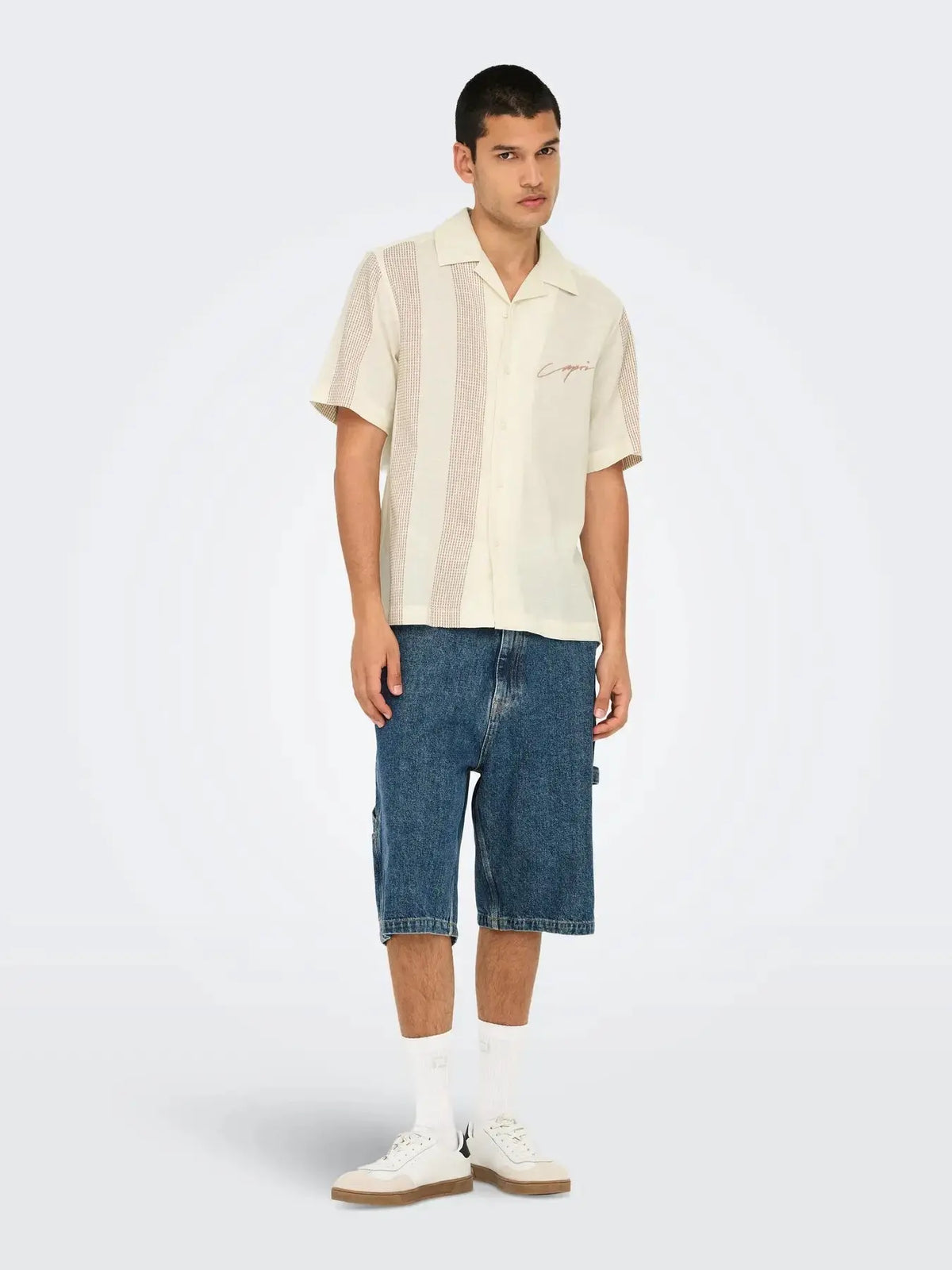 Seio Skjorte SS 0323 - Antique White Detail Only & Sons