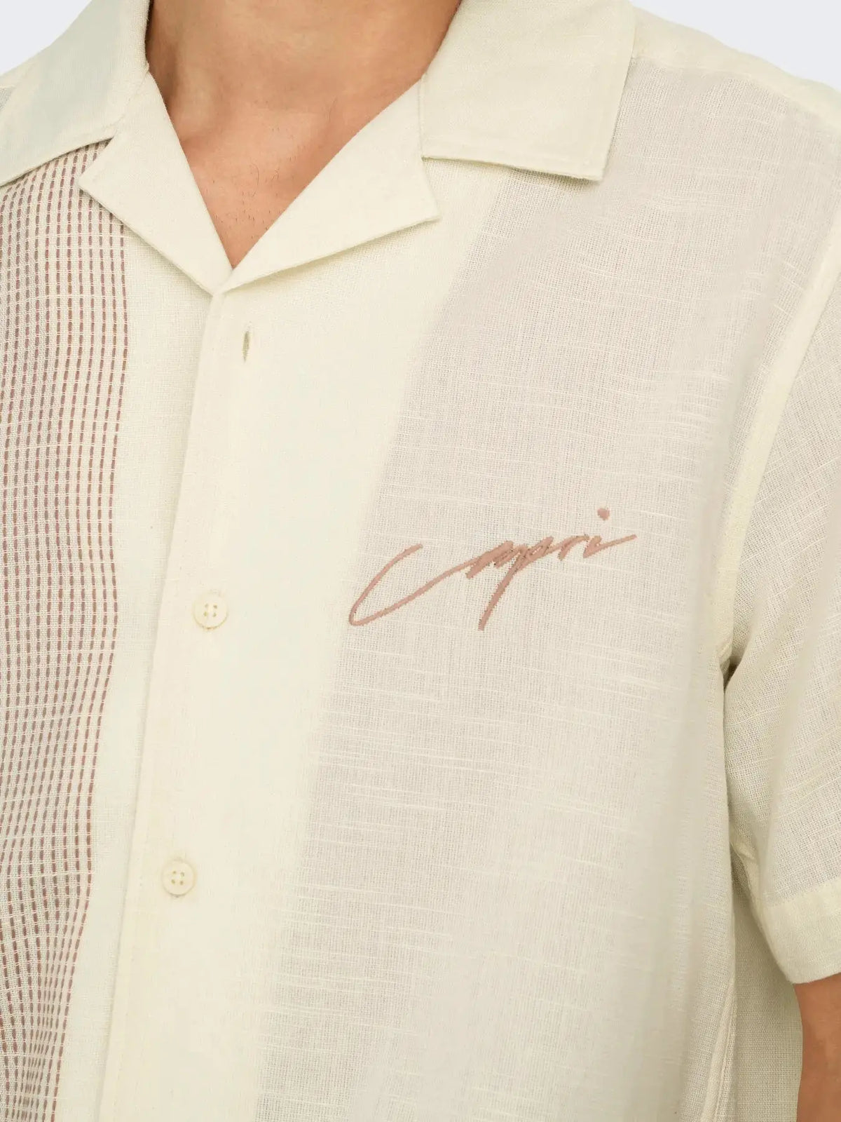 Seio Skjorte SS 0323 - Antique White Detail Only & Sons