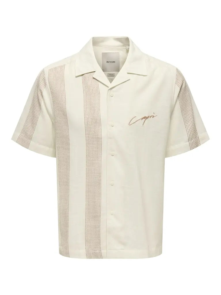 Seio Skjorte SS 0323 - Antique White Detail Only & Sons