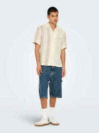 Seio Skjorte SS 0323 - Antique White Detail Only & Sons