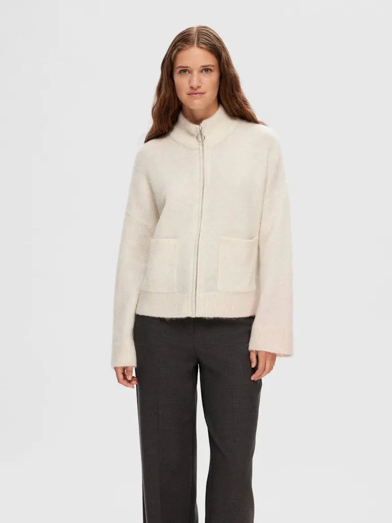 Sia Cardigan - Birch Selected Femme