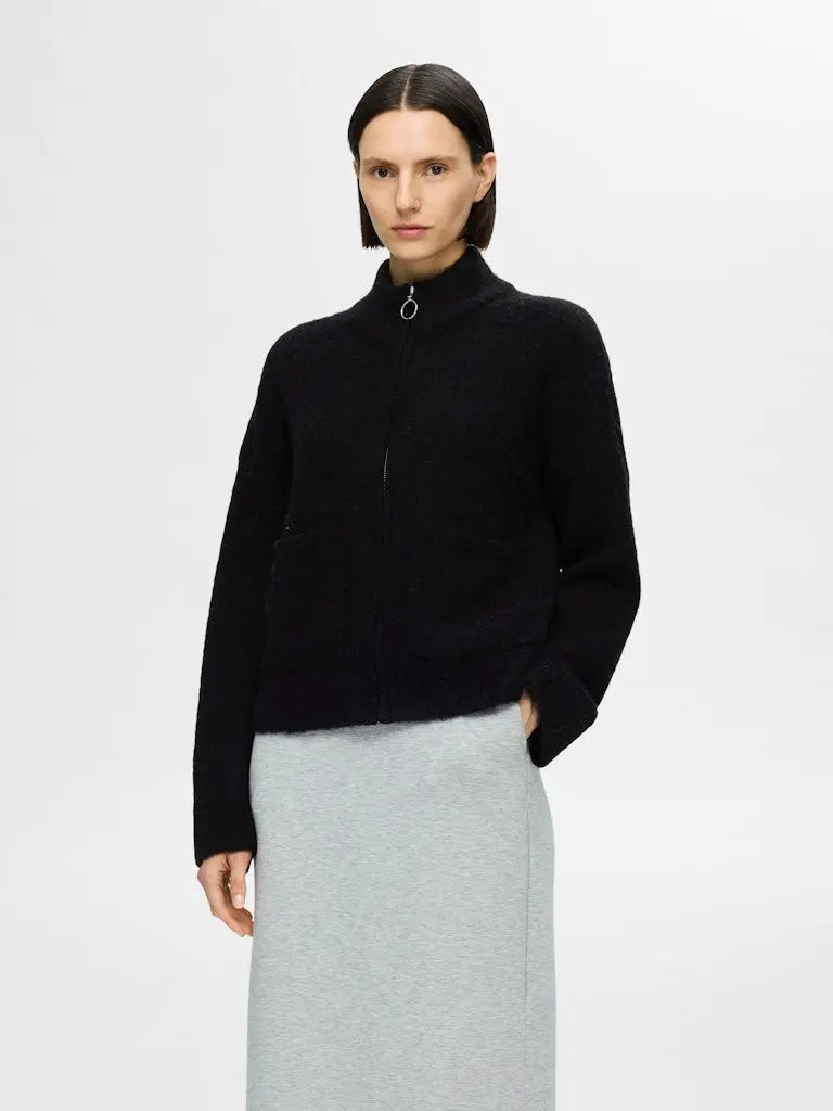 Sia Cardigan - Black Selected Femme