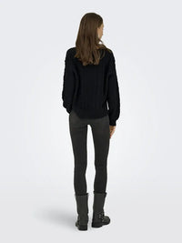 Sigrid Genser V-hals - Black JDY