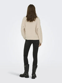 Sigrid Genser V-hals - Cement JDY