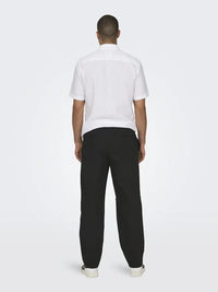 Sinus Linbukse Loose 0007 - Black Only & Sons