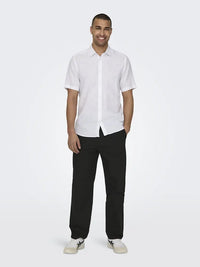 Sinus Linbukse Loose 0007 - Black Only & Sons