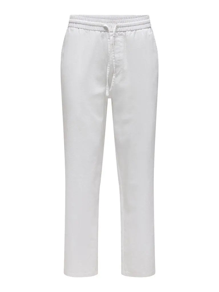 Sinus Linbukse Loose 0007 - Bright White Only & Sons