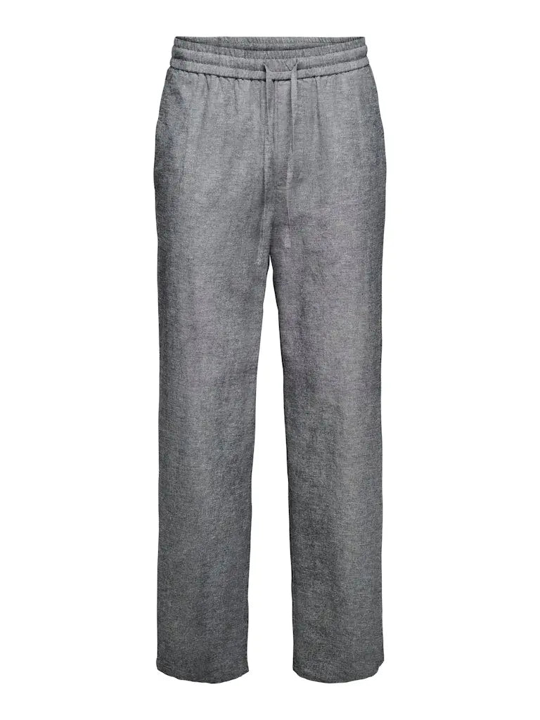 Sinus Linbukse Loose 0007 - Dark Navy Detail Only & Sons