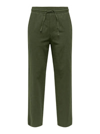 Sinus Linbukse Loose 0007 - Olive Night Only & Sons