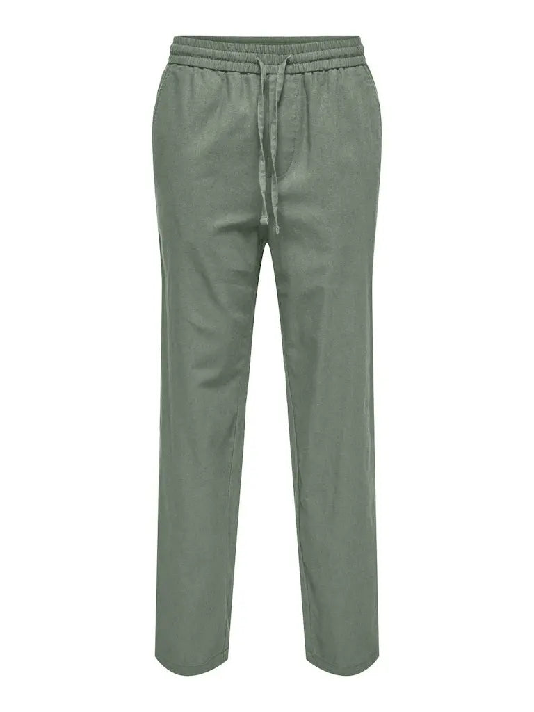 Sinus Linbukse Loose 0007 - Sea Spray Only & Sons