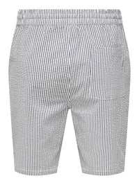 Sinus Seersucker Shorts 0267 - Naval Acadamy Stripes Only & Sons