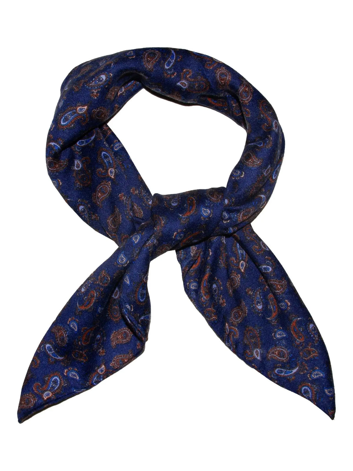 Skjerf Multi Paisley 169077 - Blå Santi