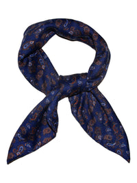 Skjerf Multi Paisley 169077 - Blå Santi