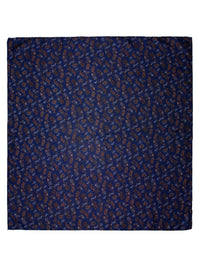 Skjerf Multi Paisley 169077 - Blå Santi