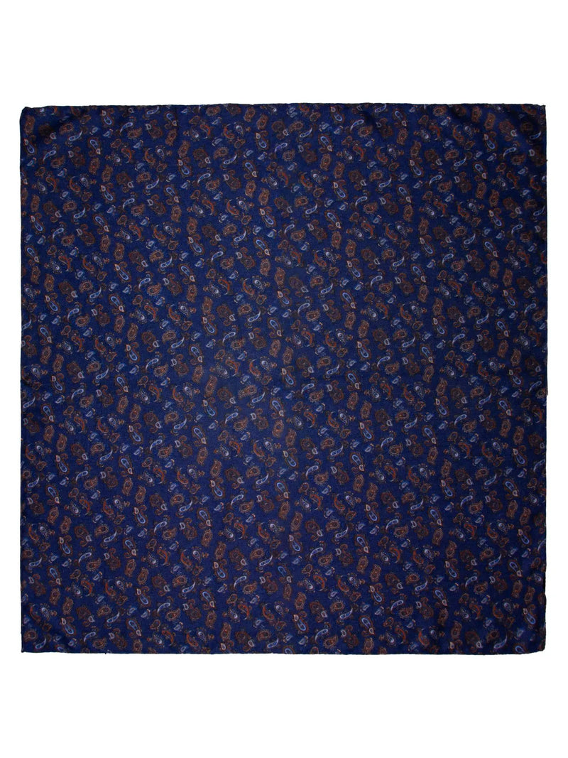 Skjerf Multi Paisley 169077 - Blå Santi