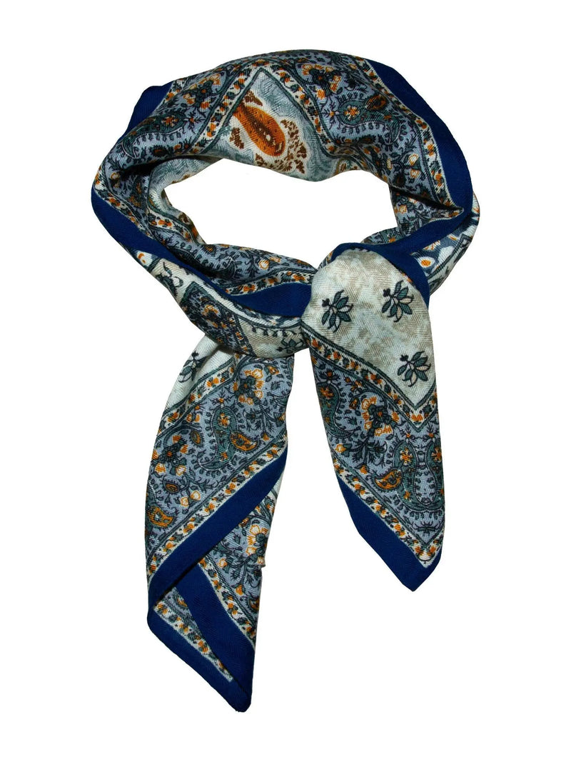 Skjerf Paisley 145075 - Blå Intex