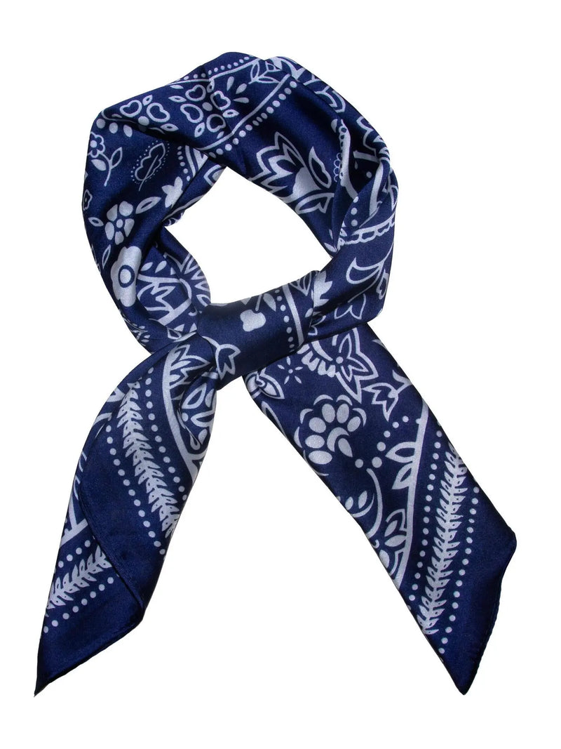 Skjerf Paisley 7701176 - Blå TBS