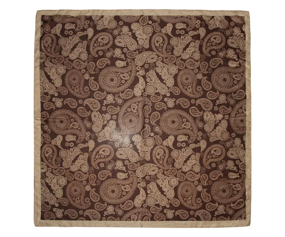 Skjerf Paisley 791275 - Brun Intex