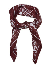 Skjerf Paisley klassisk 144748 - Vinrødt TBS