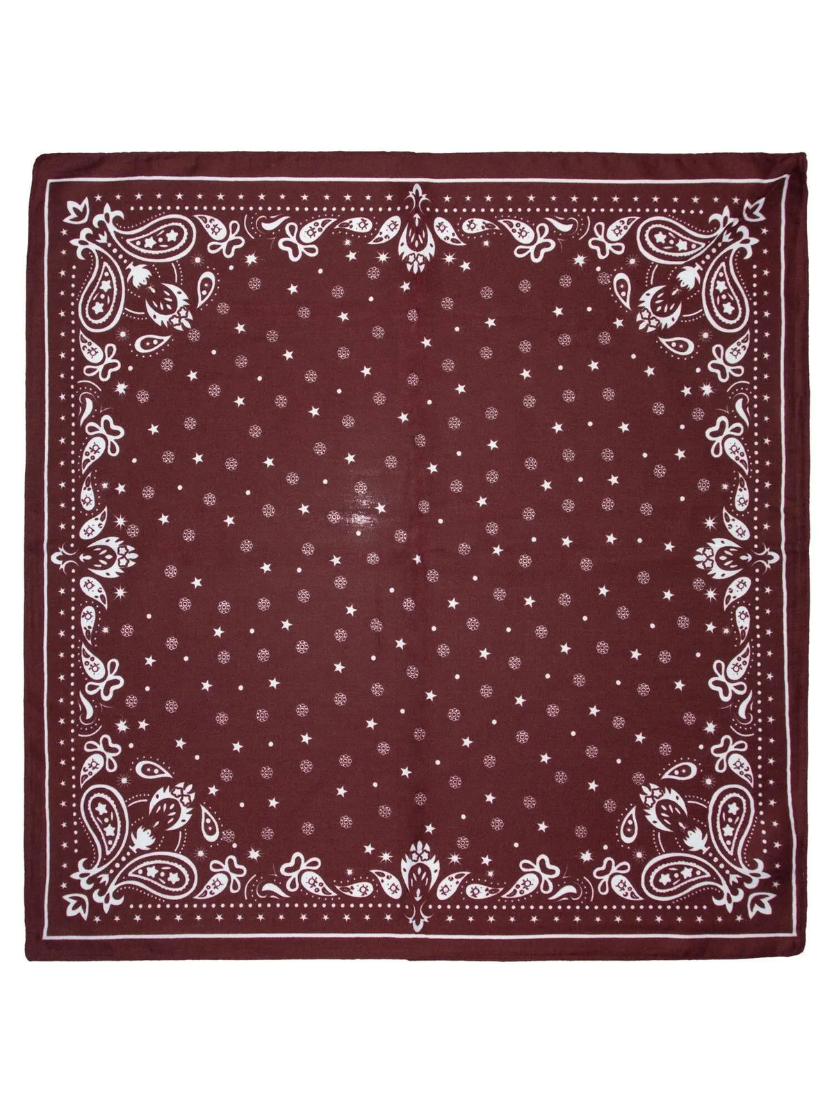 Skjerf Paisley klassisk 144748 - Vinrødt TBS